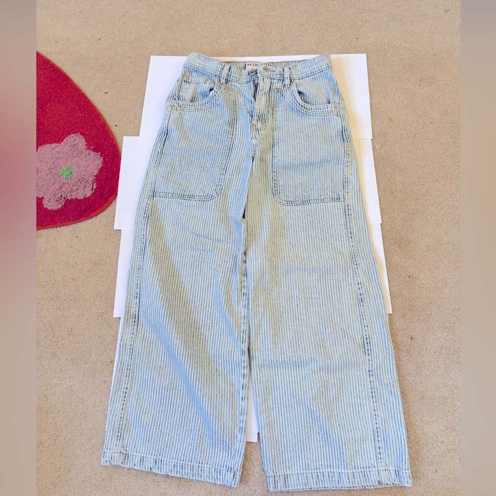 Free People Women’s Stripped Jeans